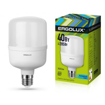 Лампа Ergolux LED-HW-40W-E27-4K, 172-265В (1/25)
