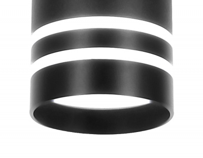 Светильник подвесной Ambrella TN252 BK/S черный/песок LED 4200K 12W D70*290