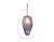 Светильник подвесной со сменной лампой Ambrella TR3627 GD/SM золото/дымчатый G9 max 40W D200*1100