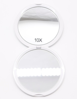 Зеркало CAMELION M148-SL C01 белый (двойное складное 1х/10х)