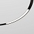 Slim Magnetic Трековый светильник для радиусного шинопровода 16W 4200K Planar чёрный Ø 800мм 85180/0