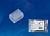 Заглушка для ленты 220В UCW-K14-CLEAR 025 POLYBAG 14-16*7мм, прозрачный, 25 шт