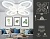 Светильник Ambrella FA4493/4+4 WH белый 134W 3000+6400K/4200K/6400+3000K 620*620*120 (ПДУ ИК)