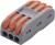 Клемма монтажная STEKKER LD222-423 для подключения фазных проводников 3 полюса ( мин упаковка 25шт)
