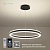 Люстра светодиодная ESTARES STELLA 96W R-APP-600x1200-BLACK/WHITE-220-IP20 управлемая