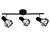 Спот настенно-потолочный AMBRELLA TR8622/3 BK/CH черный/хром E27*3 max 40W 460*91*175 в стиле лофт