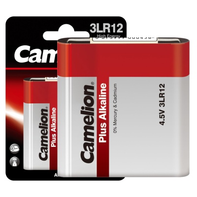 Батарейка CAMELION 3LR12 Plus Alkalin BL-1, 4.5В (6/144)