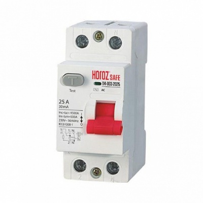 HOROZ 114-002-2010 2P 10A C 4.5kA 400V Миниатюрный Автоматический Выключатель SAFE (MCB 2P C10)