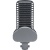 Уличный светодиодный светильник FERON SP3050 125LED*100W  AC230V/ 50Hz цвет серый (IP65)