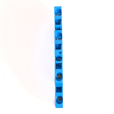 Зажим самозажимной, 4-проводной проходной 2 уровня ЗНИ - 4.0, JXB ST 4, синий LD555-2-40