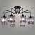 Люстра XA1066/8 BK+CR черный+хром 8х60W E27 d730 h320 crst
