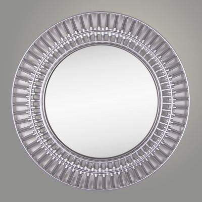 Зеркало настенное 5029-Z1 серебро d51см