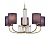 Светильник подвесной LH71271/5 BS/DB латунь/темно синий E14/5 max 40W D650*840