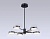 Светильник светодиодный AMBRELLA FL51639/6 BK/GD черный/золото 3000K/4200K/6400K 50W (Без ПДУ)