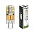 Лампа светодиодная FERON LB-422 48LED/3W 12V G4 4000K капсула силикон 11x38mm (1000)