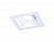 Светильник Ambrella TN180 WH Белый GU5.3 100*100*40 встраиваемый