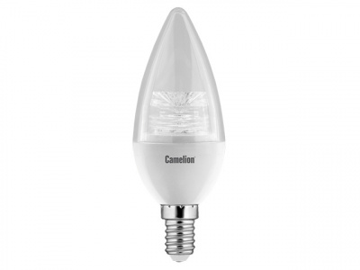 Лампа CAMELION LED5.5-C35-CL/830/E14 220V 5.5W (1/10/100)