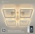 Люстра светодиодная ESTARES SONNE 120W 4S-APP-550x550x70-WHITE/WHITE-220-IP20  Управляемая