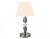 Светильник настольный AMBRELLA LH75262 SN/FR сатин никель/белый матовый E14 max 40W D260*470