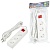 Удлинитель UNIEL S-CU3-2B WHITE шнур 2м., 3 гнезда, 10A, б/з, с выкл. Белый. серии Ultra