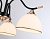 Люстра подвесная Ambrella TR3161/3 BK/FGD черный/золото E27/3 max 60W D580*300