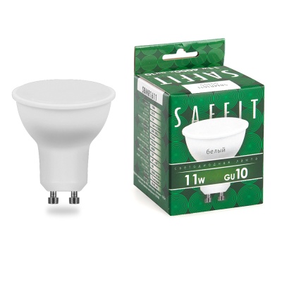 Лампа светодиодная SAFFIT 11W 4000K 230V GU10, SBMR1611
