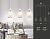 Светильник подвесной Ambrella TR3536/3 WH/CL/FR белый/прозрачный/белый матовый E27*3 max 40W