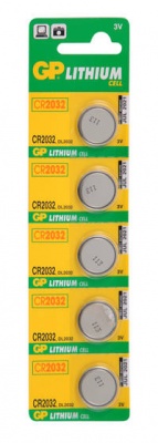Эл.пит.GP CR2032-BC5 литиевый дисковой (001147) (5/100)