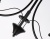 Светильник подвесной Ambrella TR9606/3 BK черный E14/3 max 40W D560*650