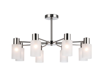 Люстра подвесная Ambrella TR9572/6 SN сатин E14*6 max 40W 620*620*385