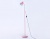 Светильник напольный с выключателем на проводе TR97664 PI розовый E27 max 40W D140*1450