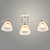 Люстра XA1440B/3 WH+CR белый/хром 3х60W E27 d590 h260, HN23