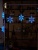Занавес фигурный светодиодный UNIEL ULD-E1503-072/DTA BLUE IP20 SNOWFLAKES-3 1,5х0,3м. 72LED. Синий 