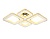 Светильник Ambrella FA1726/4 CH хром 3000K/4200K/6400K 108W 690*550*100 (ПДУ РАДИО 2.4G)