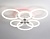 Светильник Ambrella FA3844/3+3 WH белый 102W 3000K-6400K+RGB D670*115 (ПДУ РАДИО 2.4G)