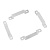 Скоба крепления для термо неона GSC12-2835-C-IP20-NTS  уп. по 10 шт
