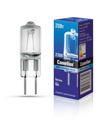 Лампа CAMELION JD 20W 220V G4 (10/100)