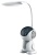 Светильник настольный CAMELION KD-858 C01 белый+серый LED 8 Вт,230В,500 лм,сенс.рег.ярк