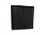 AP8030 Лицевая панель ALFA (Черный матовый) для 2-кл выключателей QUANT
