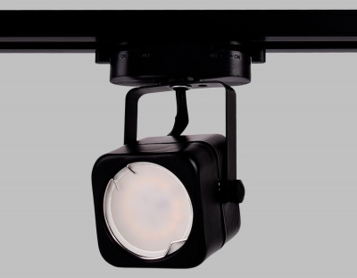 Трековый светильник со сменной лампой GL5108 BK черный GU10 max 12W AMBRELLA