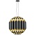 720807 Люстра SIENA 80х40W G9 ЧЕРНЫЙ/ЗОЛОТО