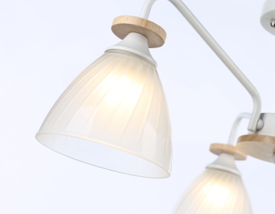 Светильник подвесной TR9562/3 WH/FR белый/белый матовый E27/3 max 40W D620*250