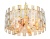Люстра подвесная Ambrella TR5061/6 GD/CL золото/прозрачный E14/6 max 40W D500*938
