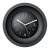 Часы настенные Troyka 56560520 черный 25х25 см