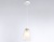 Светильник подвесной Ambrella TR3534 WH/CL/FR белый/прозрачный/белый матовый E27 max 40W D120*800