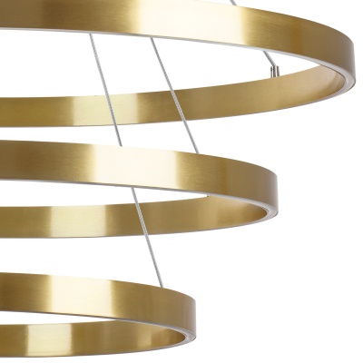 748223 Люстра SATURNO LED 132W 11000LM 70G ЗОЛОТО 3000-6000K