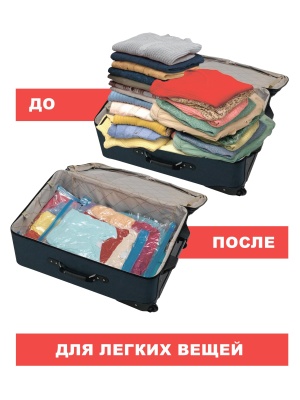 Пакет вакуумный EG 40х60 см без клапана, скручивающийся