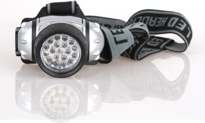 Фонарь ULTRAFLASH LED5353 налобный, металлик 19LED 4режима, 3хR03, пластик (1/5)