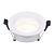 Встраиваемый светильник General GCL-MR16-R-WHITE Компакт Круглый Белый