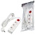 Удлинитель UNIEL S-GCU3-5B WHITE шнур 5м., 3 гнезда, 16A, с/з. Белый. серии Ultra